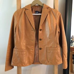 Vintage Gap Leather Jacket XS